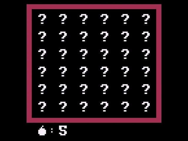 Mine Sweeper (Homebrew) — Title screen